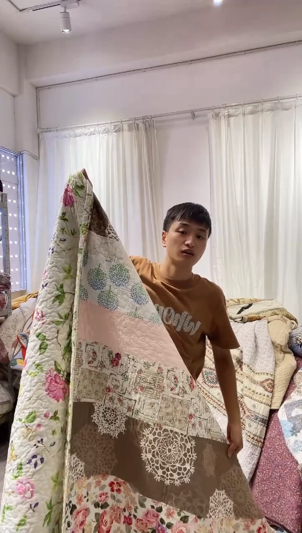 棉200*230纯棉床盖82号微瑕