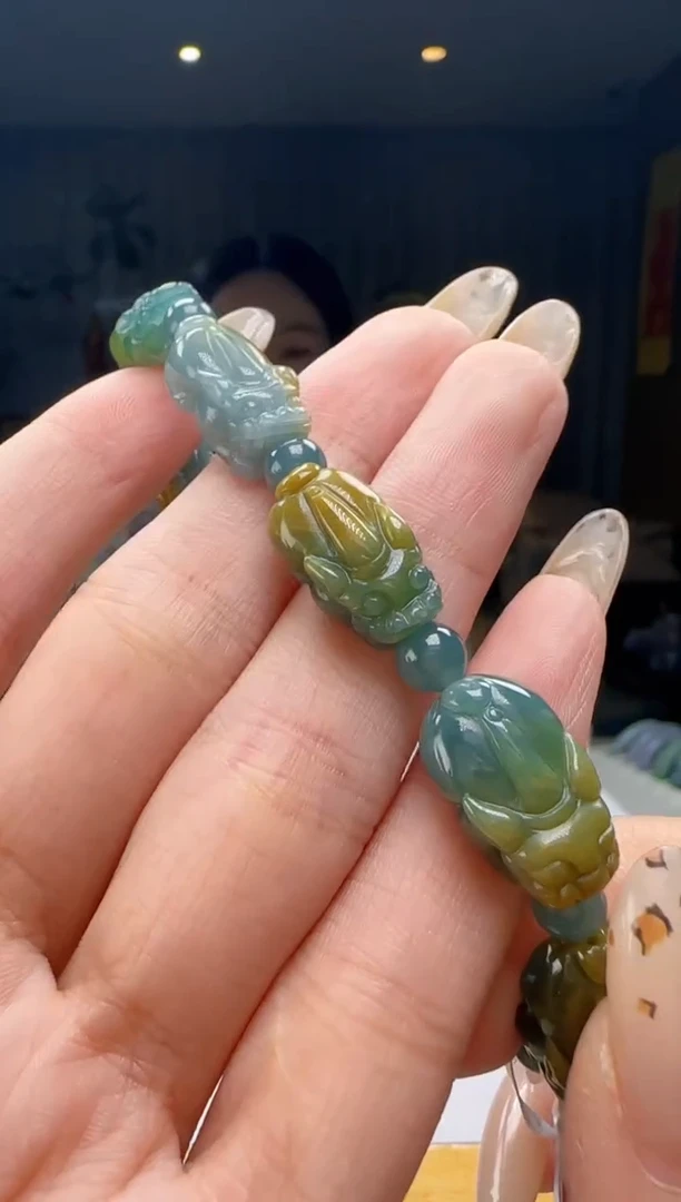 未镶嵌手串翡翠MM@@960Q3J07642