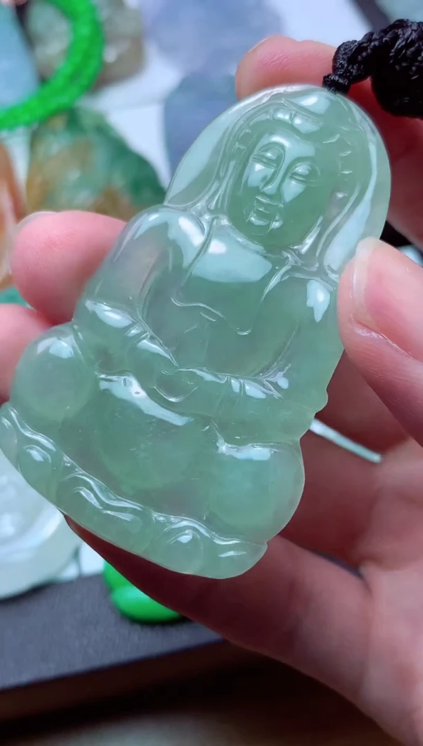 翡翠未镶嵌颈饰天然翡翠