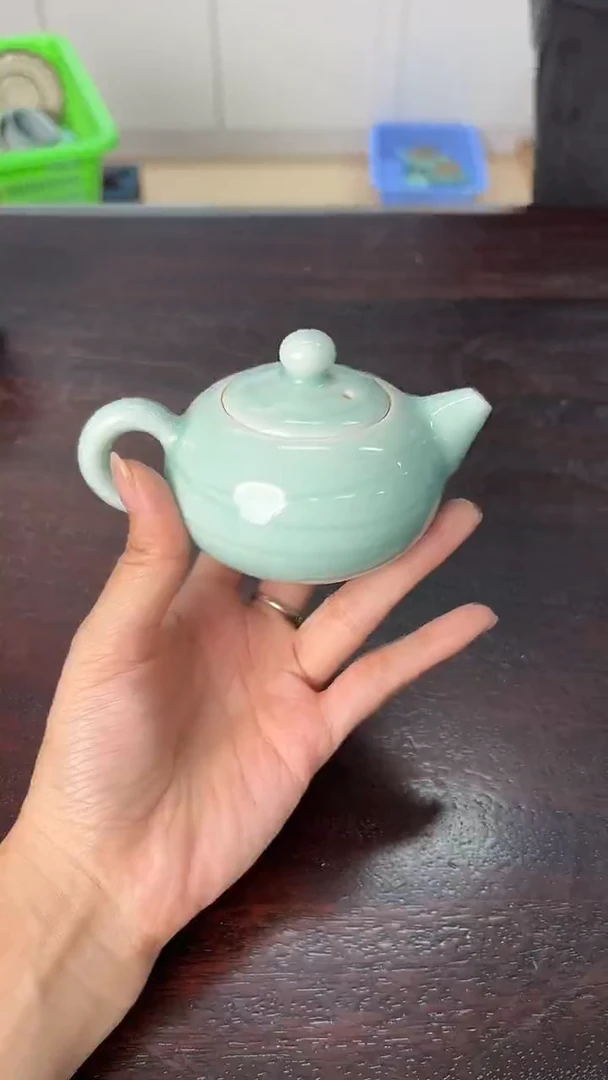 龙泉云间青瓷小米茶器