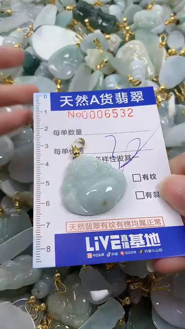 颈饰未镶嵌翡翠纯天然货a翡翠