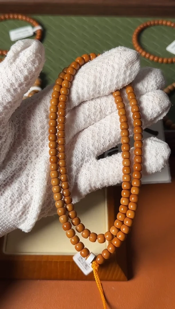 吊坠橄榄核4.6mm S级老挝核尖老型108 三花 高油高密 精工归圆