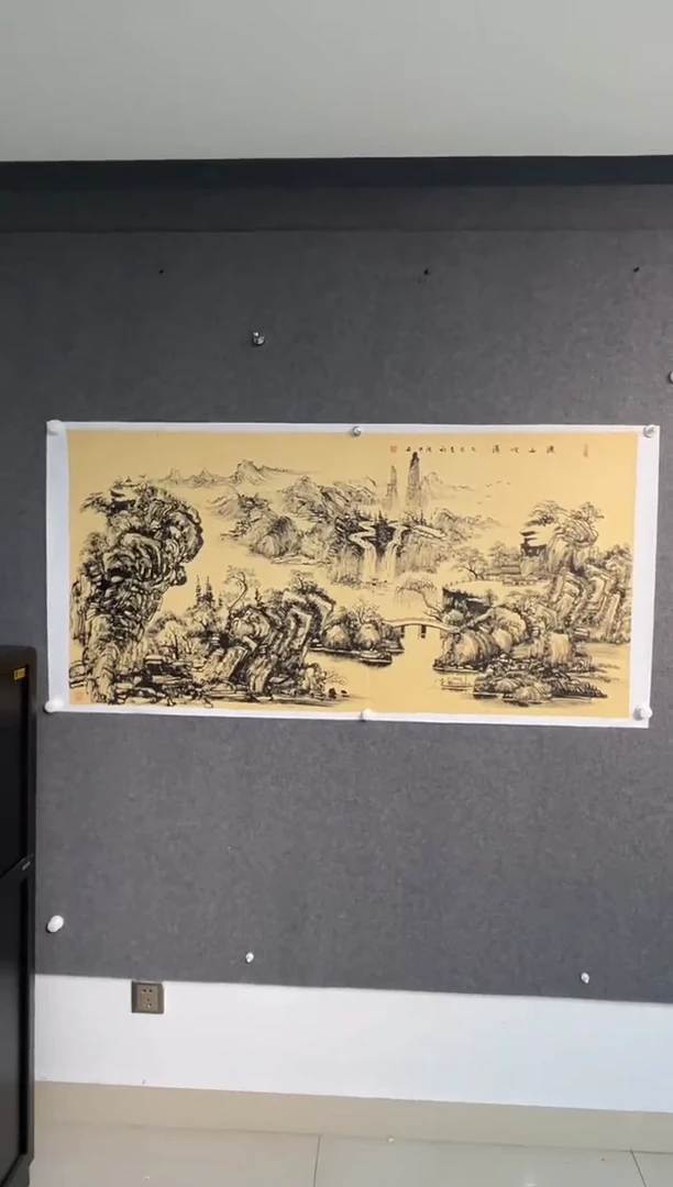 国画黄德中老师四尺