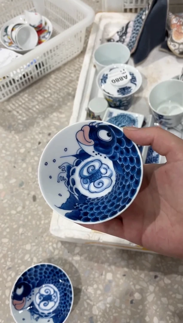 拙明院（清仓价格）斗笠杯（天青色）昨明款