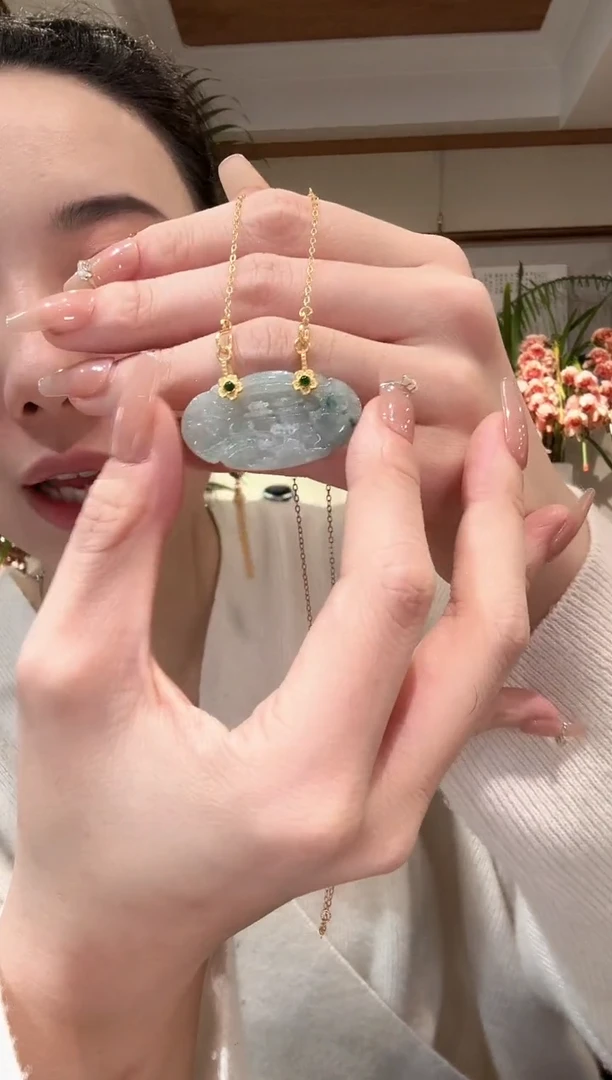 【闪购商品】翡翠颈饰未镶嵌国风