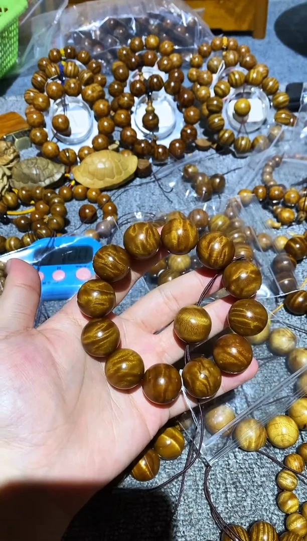 手串/手链楠木（金丝楠）卡****宁小叶桢楠闪电纹2.0手串