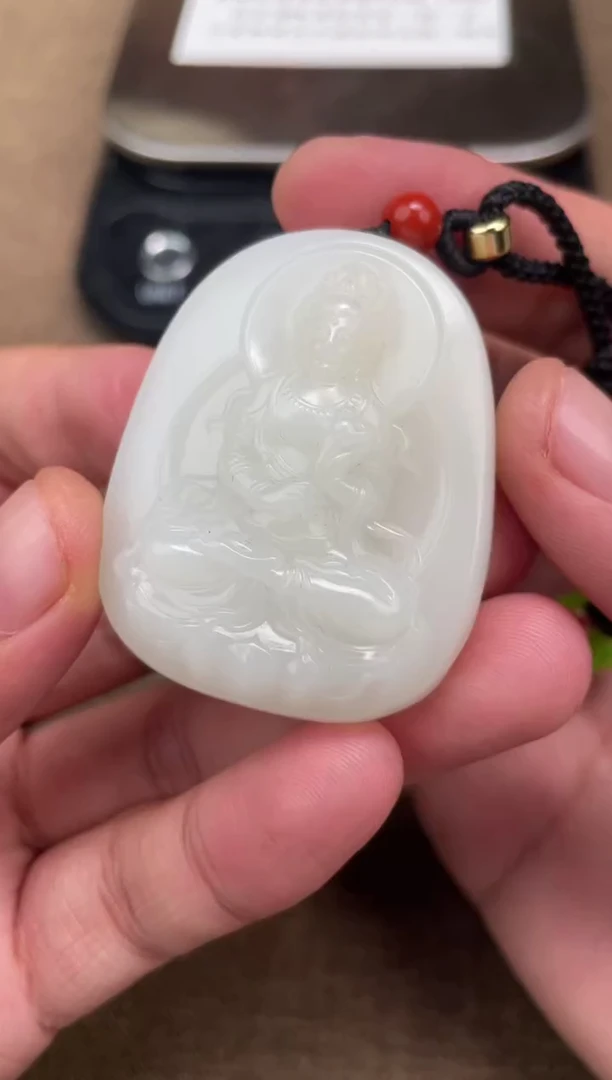 和田玉未镶嵌颈饰平*心7.2ZZ多样性拍一发一34