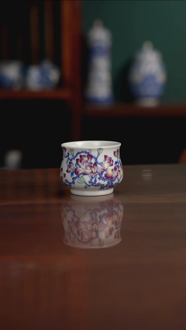 空山明月 新斗彩 玉兰