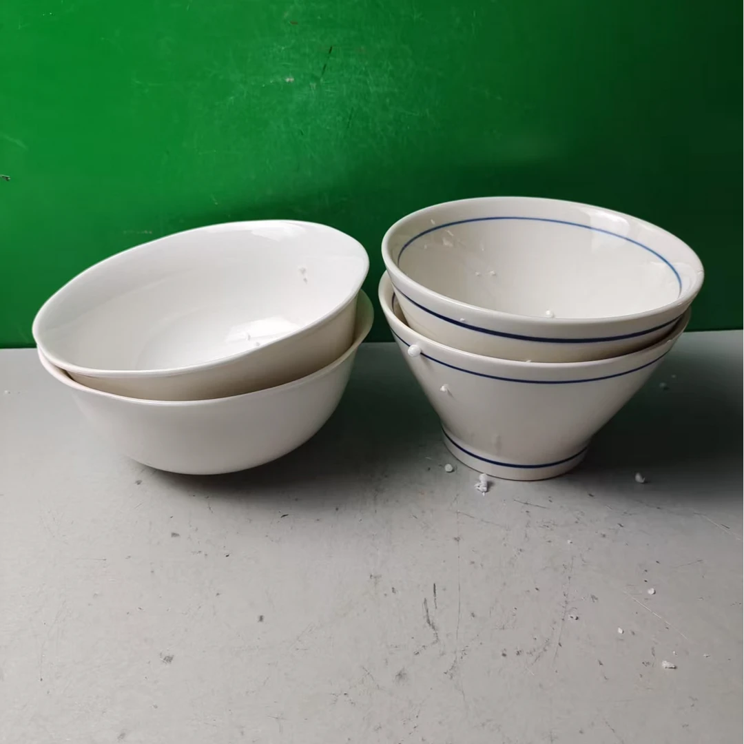 m2229 碗4个（大碗口径14高6，小碗口径12高7）陶瓷餐具 D1