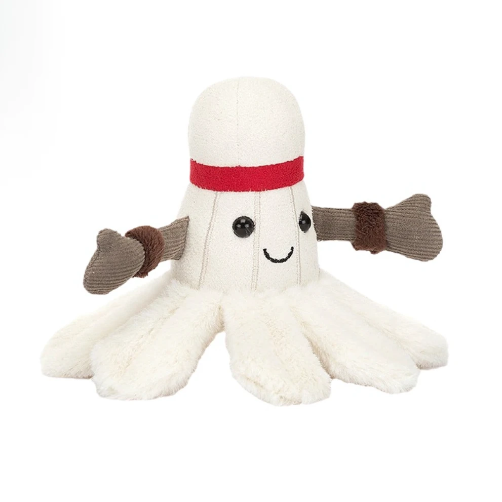 英国新品趣味运动羽毛球毛绒玩具娃娃玩偶送礼物公仔12cm七夕