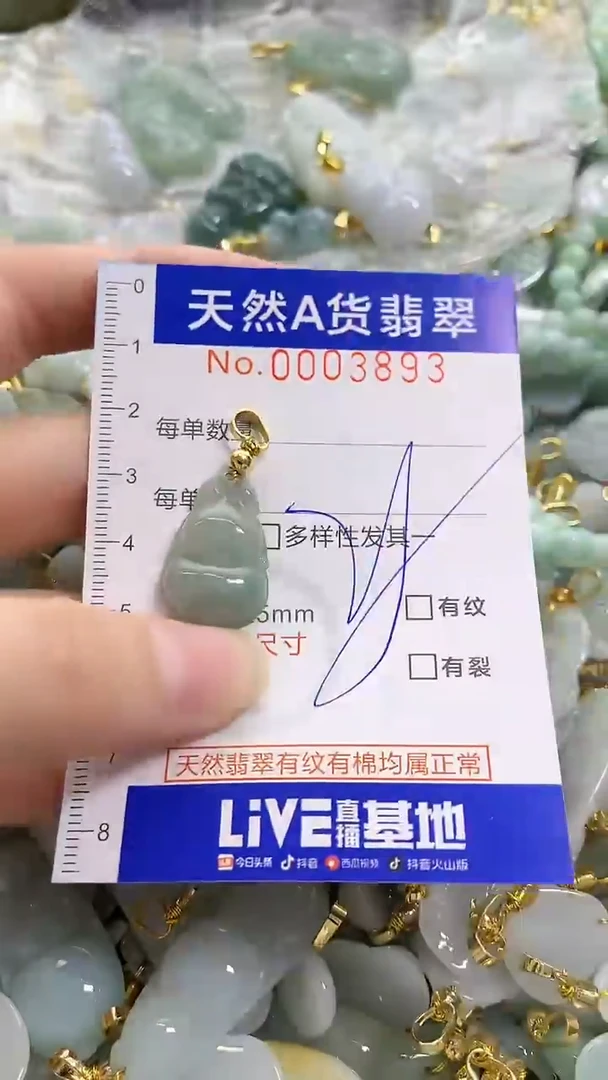 颈饰未镶嵌翡翠天然A货翡翠