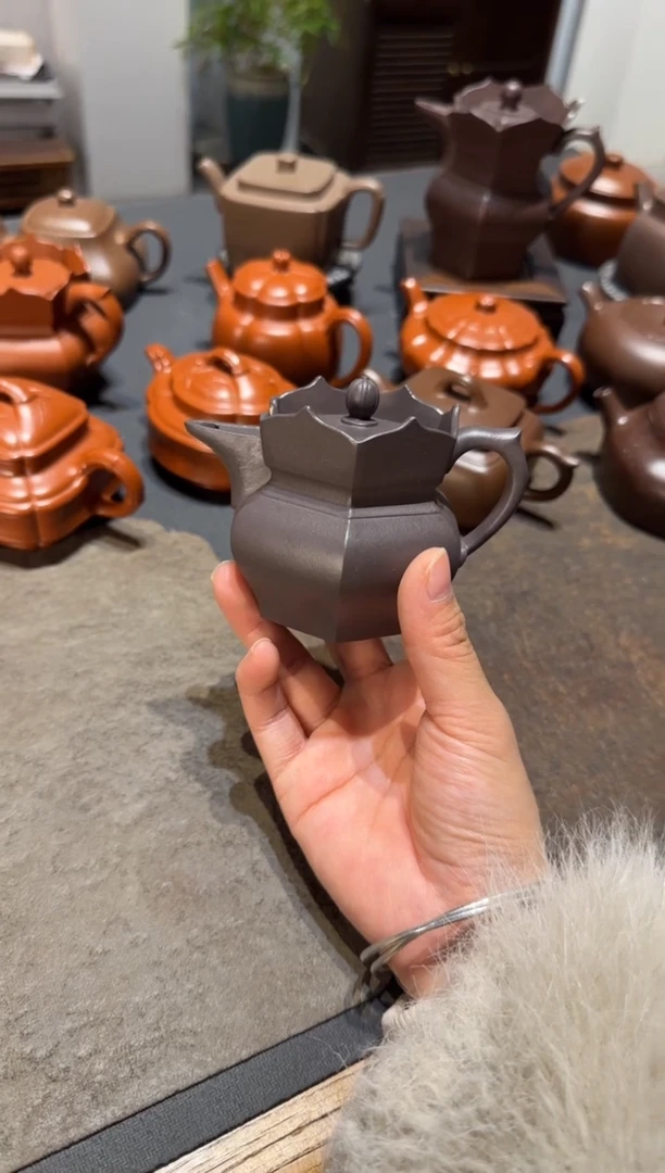 【闪购商品】紫砂茶壶天青小僧帽