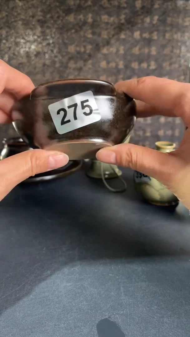 耀州窑仰山茶叶沫耳杯275