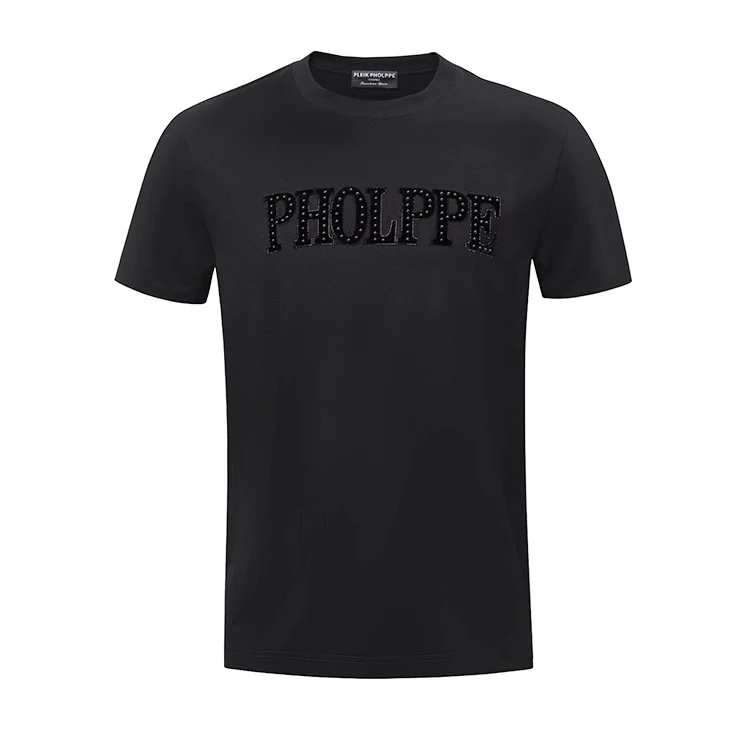 PLEIKPHOLPPET恤印花运动半袖圆领男士短袖t恤PTD33420826