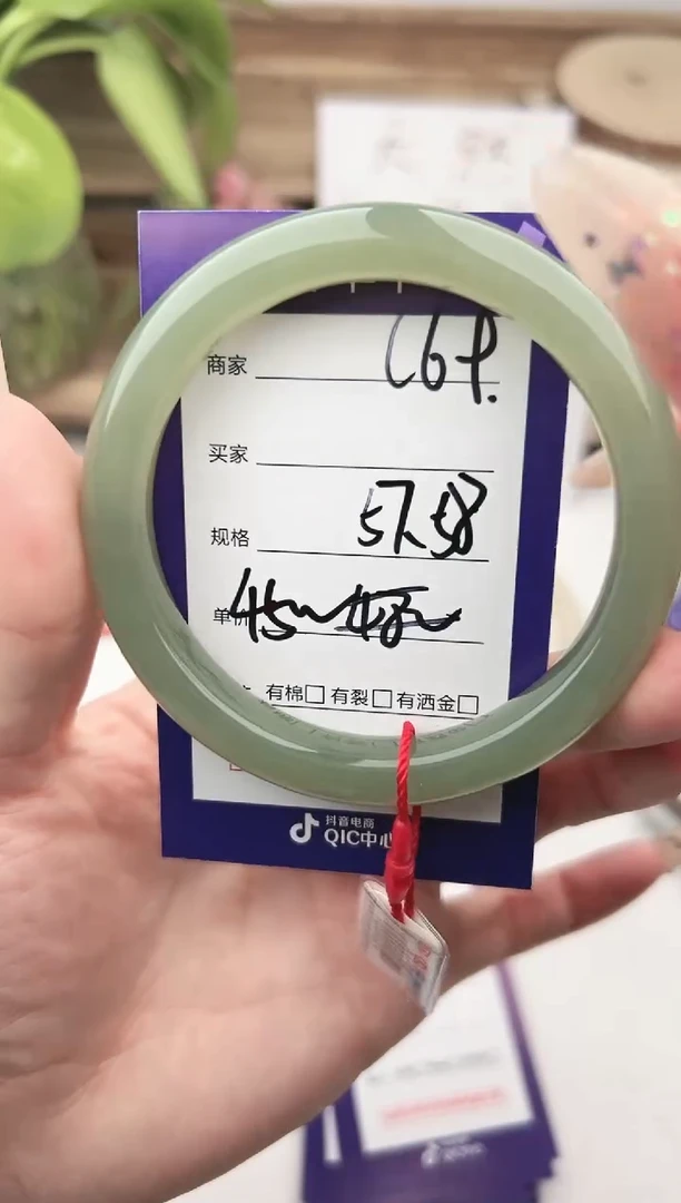 未镶嵌手镯和田玉微色差C69