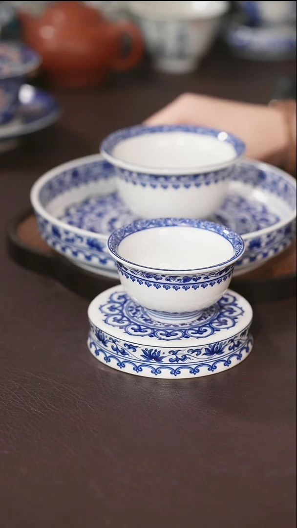 景德镇陶瓷/杯/盖碗/壶承B11