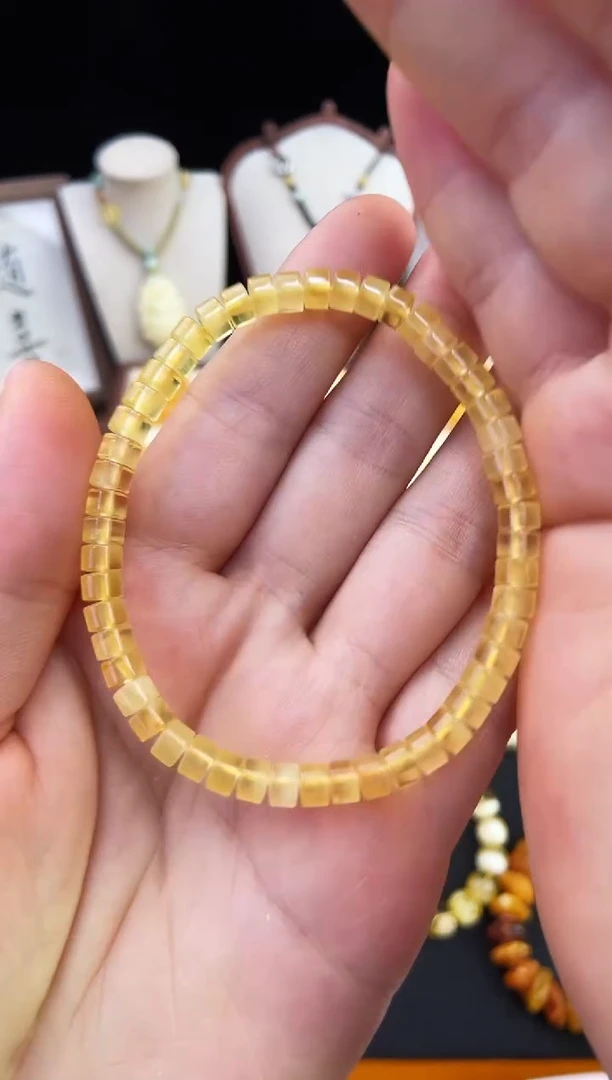 琥珀未镶嵌珠宝奇石柒月