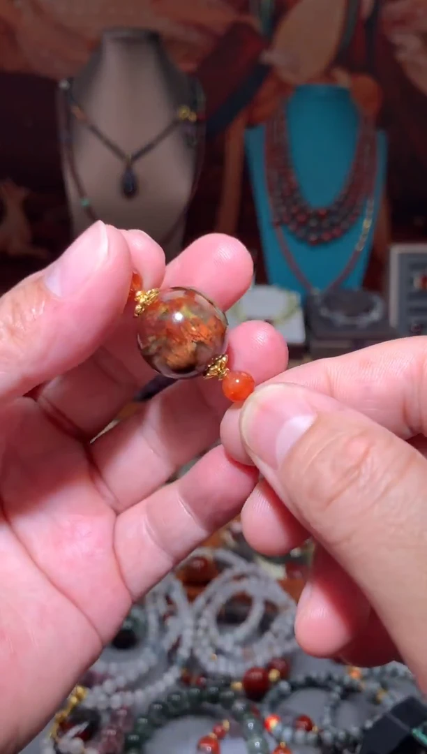 未镶嵌双扣木变石彼得石