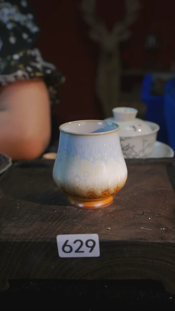 杯子等烟雨陶瓷手作主人杯629