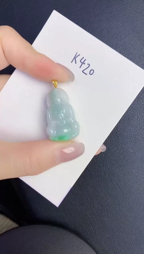 颈饰未镶嵌翡翠缅甸天然翡翠A货