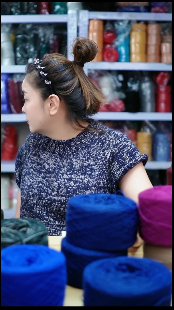 羊毛欢姐手编线D032