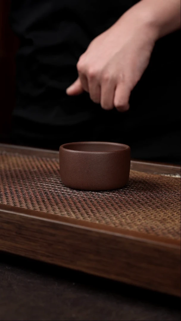 茶壶紫砂紫泥矮杯