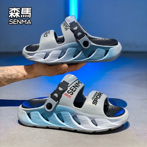 森马拖鞋夏季新款男士开车凉鞋软底轻便厚底沙滩鞋户外凉拖鞋男款