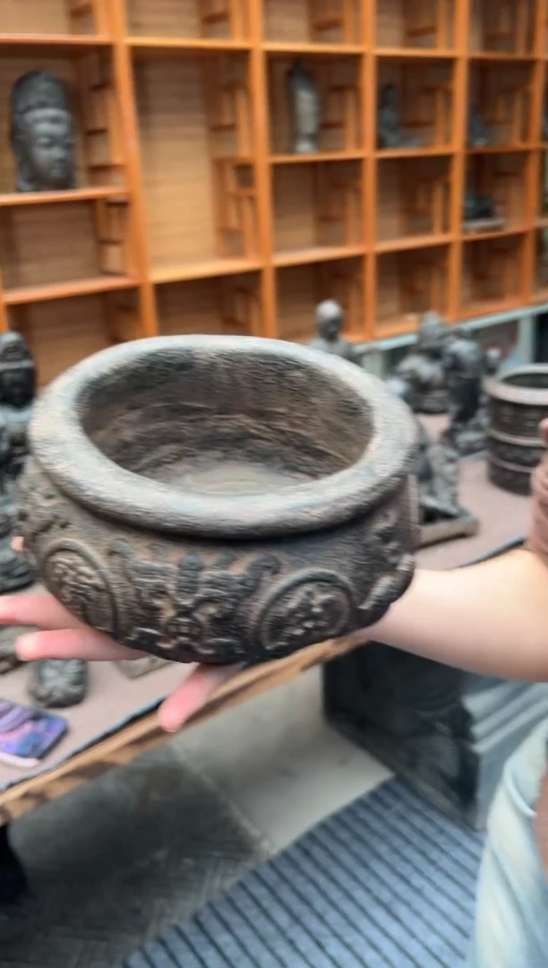 陶土【火山泥】聚宝盆