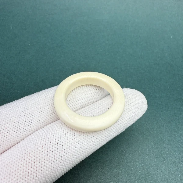 K3066天然猛犸牙平安扣20.9*30*5.5支持鉴定假一罚四