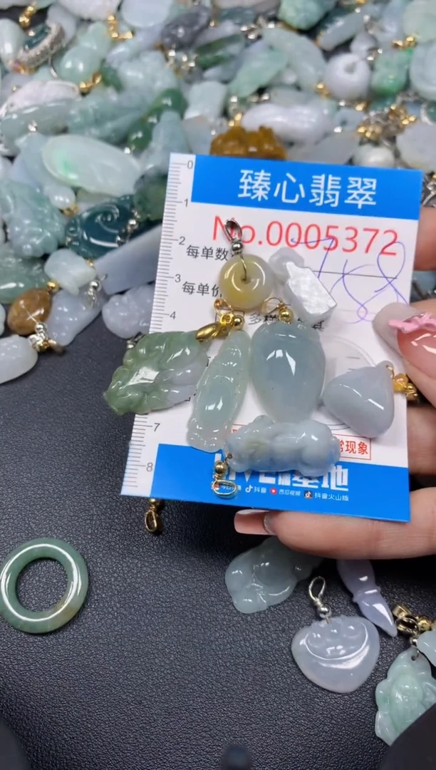 【闪购商品】翡翠颈饰未镶嵌含绳0005372