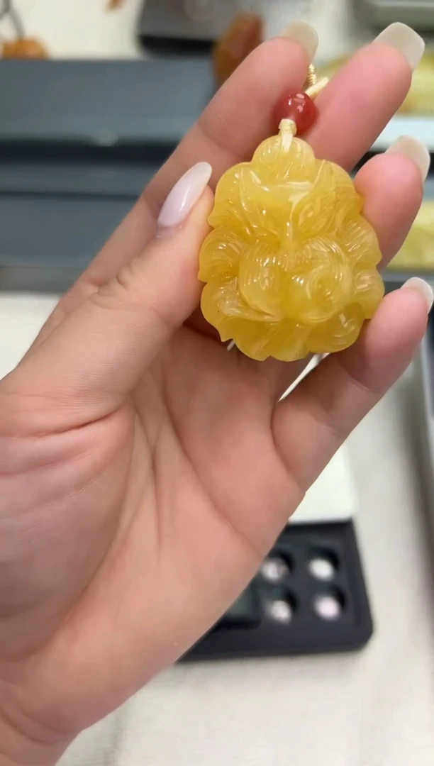 裸石琥珀未镶嵌琥珀蜜蜡吊坠