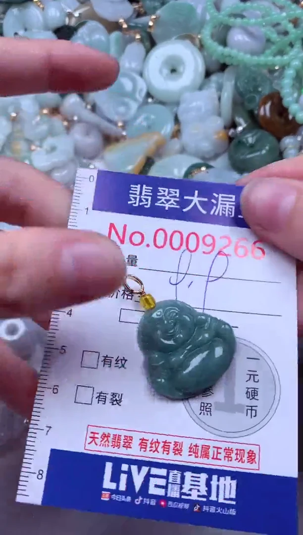 吊坠(不含链)未镶嵌翡翠9266