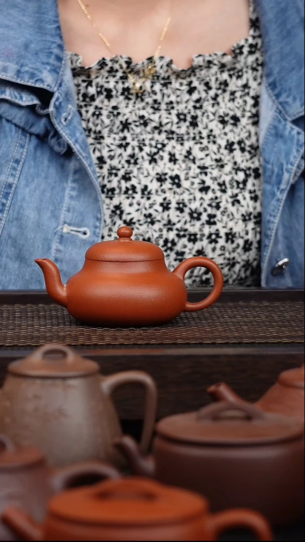 茶壶紫砂微瑕朱泥君德壶