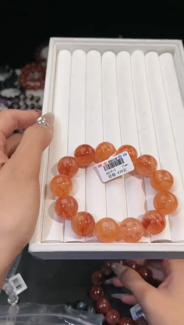 【闪购商品】水晶手链未镶嵌 多样性发一胶花17mm