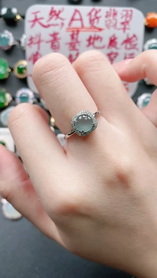 【闪购商品】翡翠戒指银S925镶嵌11111111