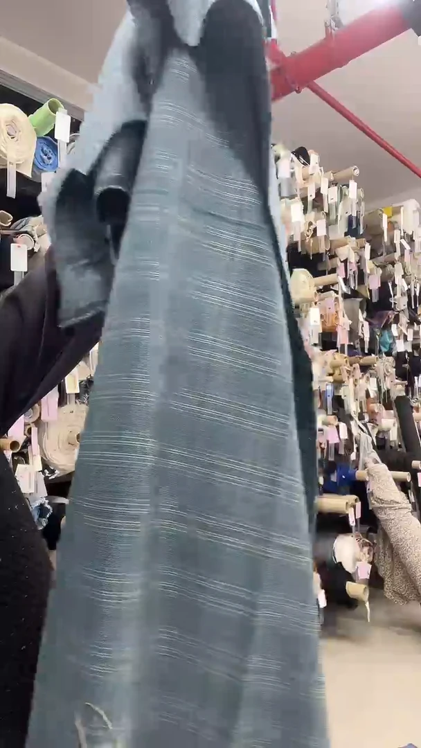 羊毛不规则一块 意大利进口精纺羊毛面料松石蓝绿色