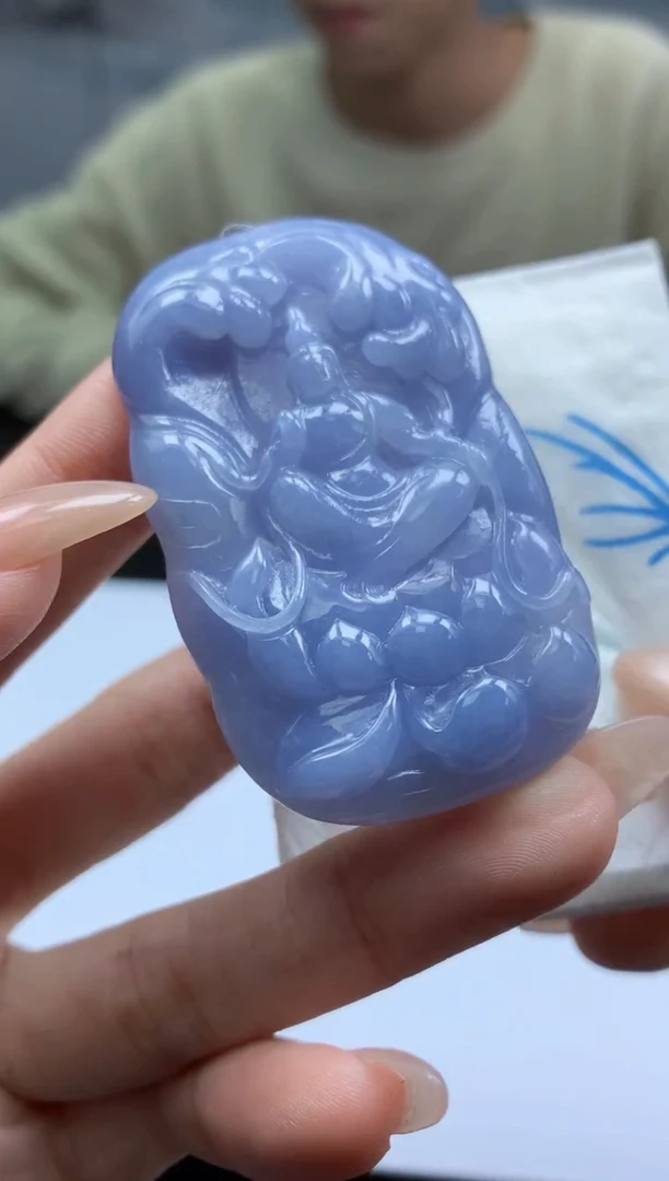 【闪购商品】定制翡翠未镶嵌888ee-毛货观音26