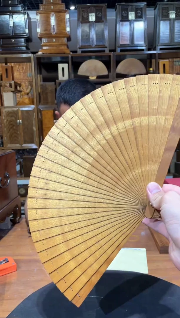 金丝楠小叶桢楠扇子
