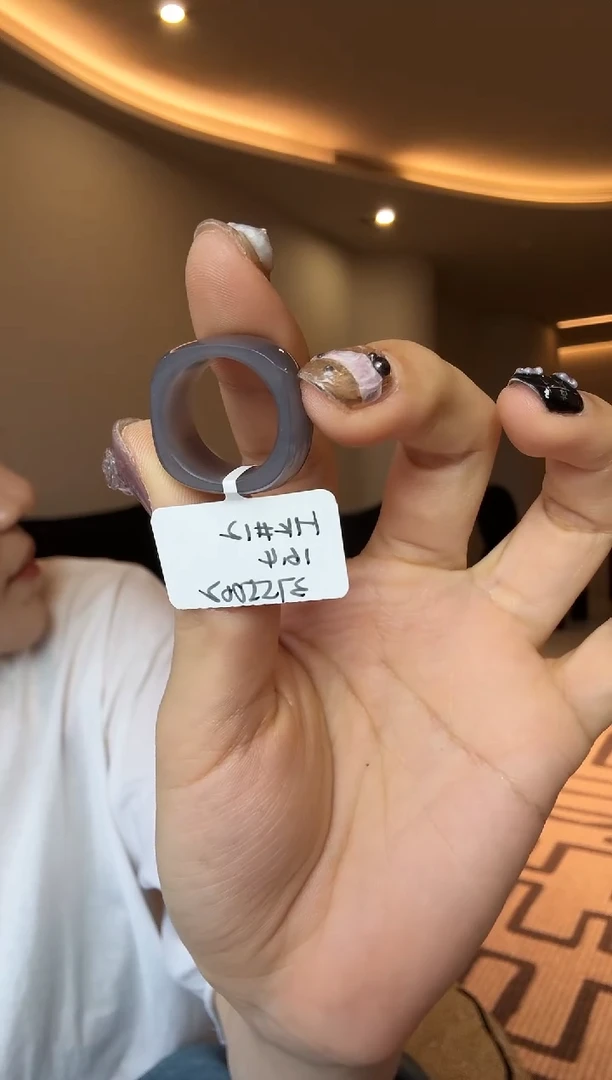 【闪购商品】和田玉戒指未镶嵌12码烟紫