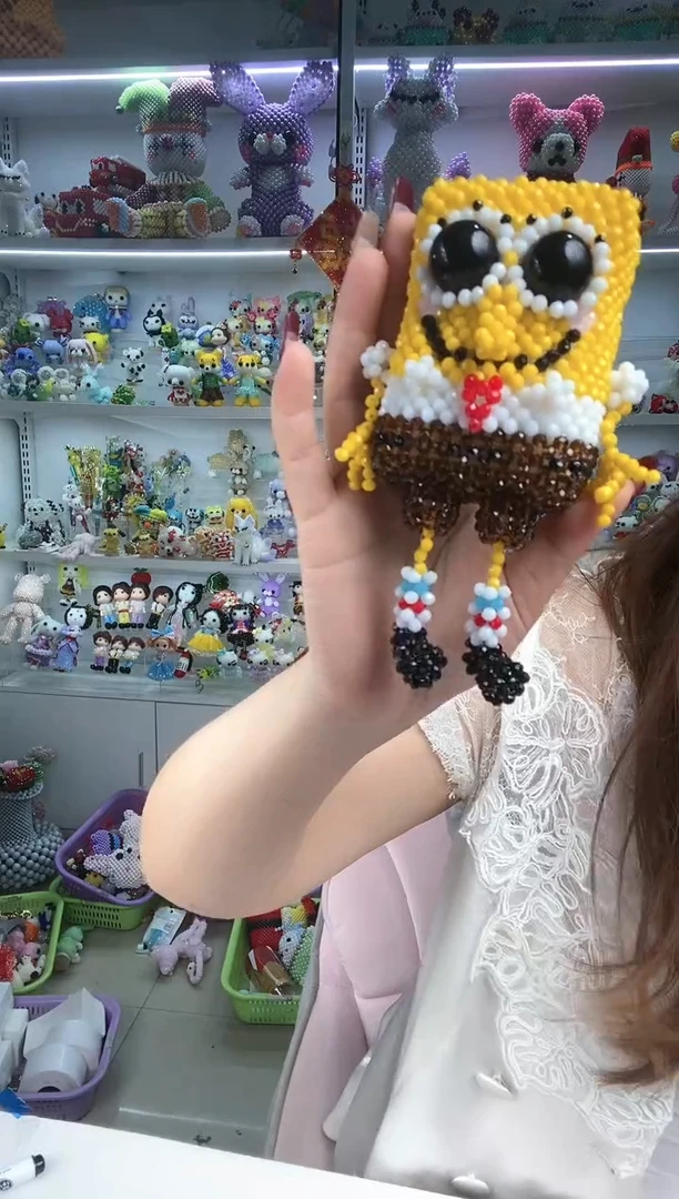 玻璃0689卡6马贝彩海绵宝宝材料包1套