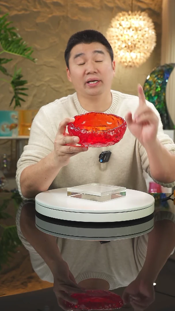 【闪购商品】摆件福利红色果碗