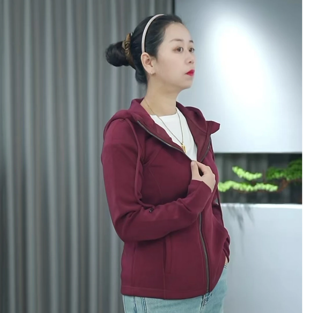 砂洗设计师款上衣肉感中空舒适显瘦女士连帽长袖休闲6106