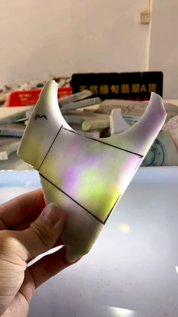 颈饰未镶嵌翡翠缅甸A货翡翠安655