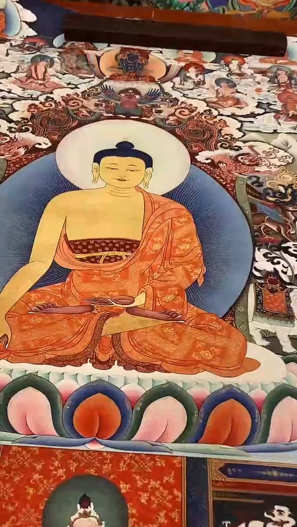 装裱画精美唐卡tk16153