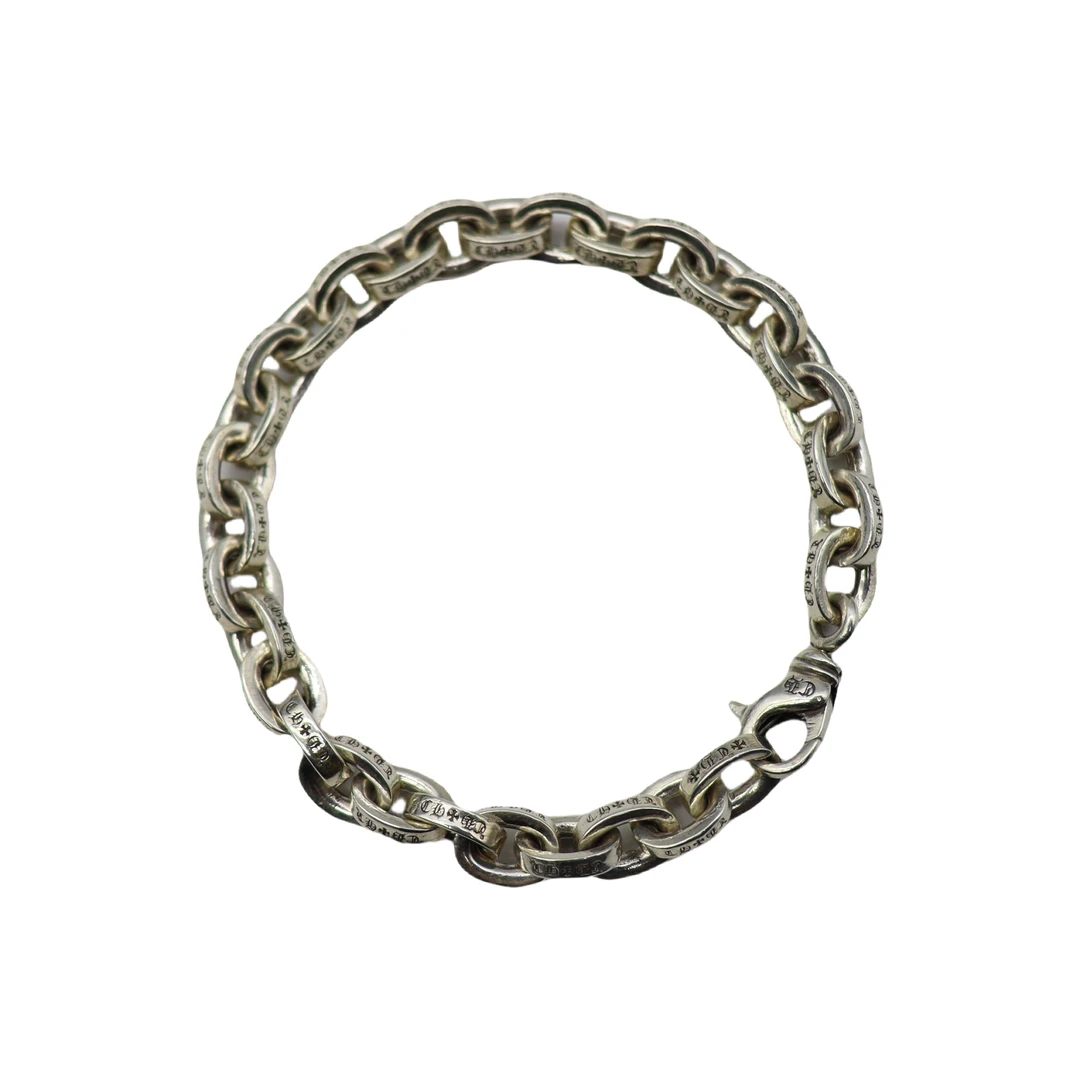 925银手链 CORNER CH 粗版字母手链