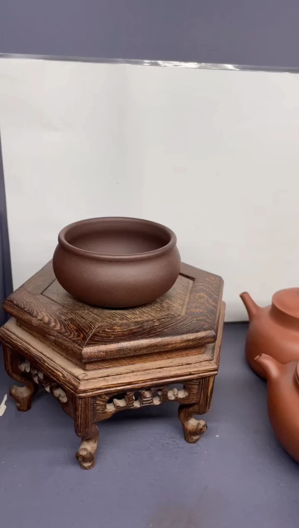 茶壶紫砂台西紫泥 普洱杯