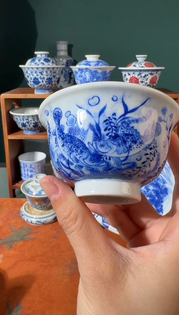 【闪购商品】杯永明尚玩外鱼藻小压手