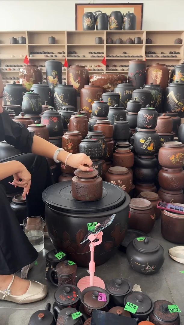 瑕疵茶叶罐 749  古铜色100克