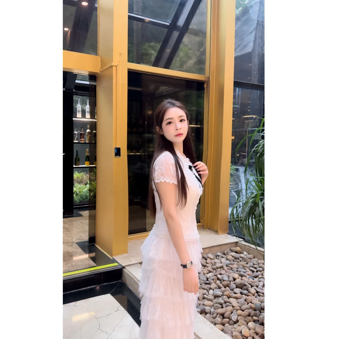 CC小众设计【白梦初夏】2025夏款气质设计感白色长裙套装