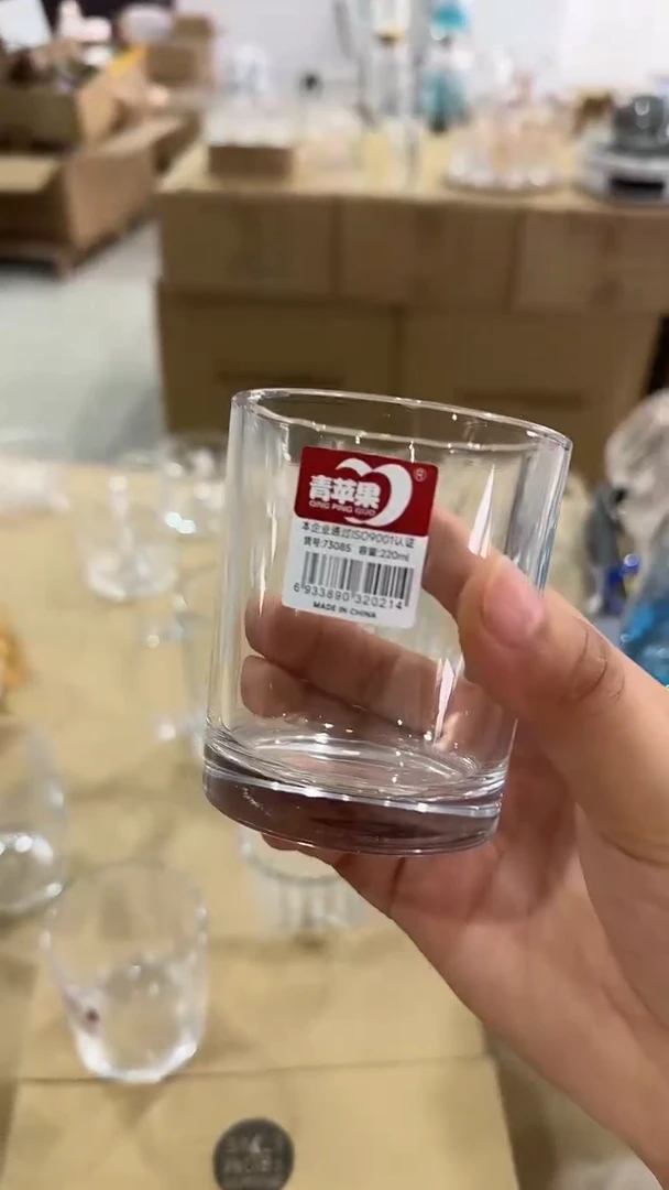 水晶玻璃盖子款220毫升6个